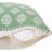 20" Green And White Geometric Cotton Throw Pillow-425905140-430725522