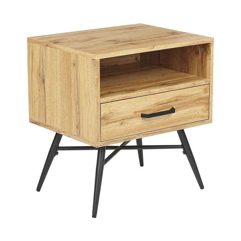 Volner 50cm W Bedside Table