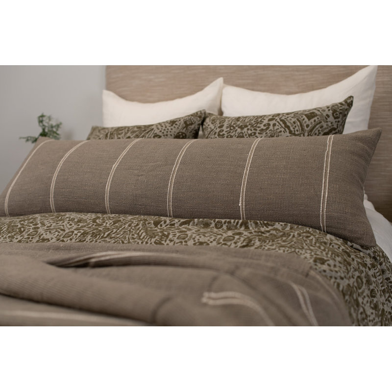 RHODES SHAM, PEWTER, OREILLER