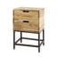 Oriska 2 Drawer Bedside Table