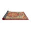 Tapis décoratif multicolore à motif abstrait-2022190300