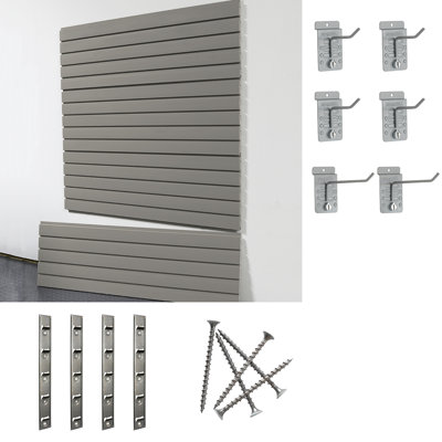 Slatwall Medium Heavy Duty Starter System