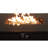 25" H 42" W Steel Outdoor Fire Pit Table With Lid - Stylish Patio & Deck , Rust- Steel, Stainless Tabletop, Included Lava Rocks, Side Access Door, Integrated Ignition Control, Protective Cover, Black