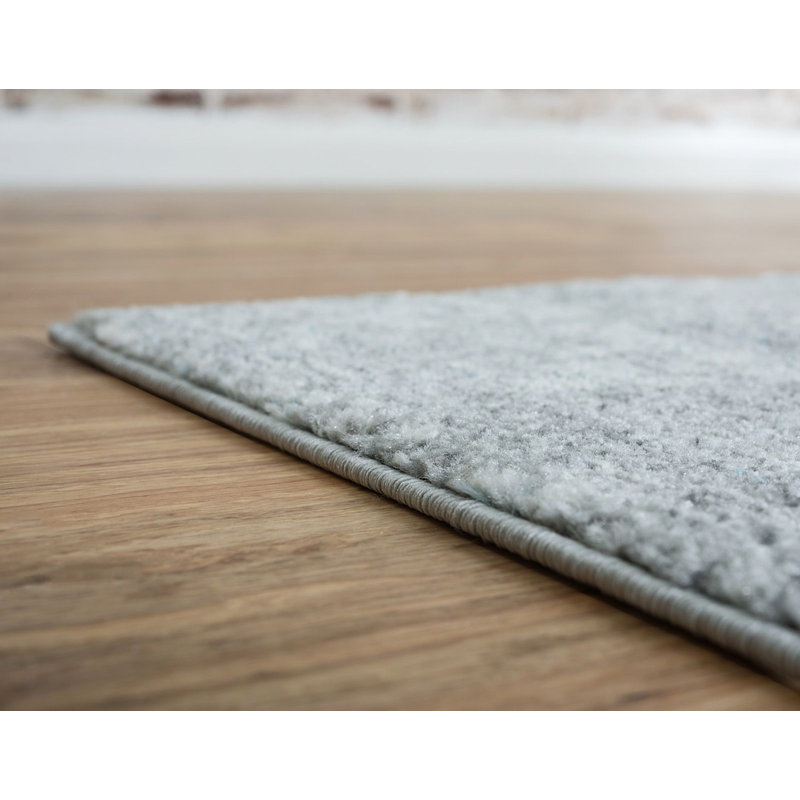 Tapis à motif oriental gris Kasha, Rectangle 5 pi x 8 pi