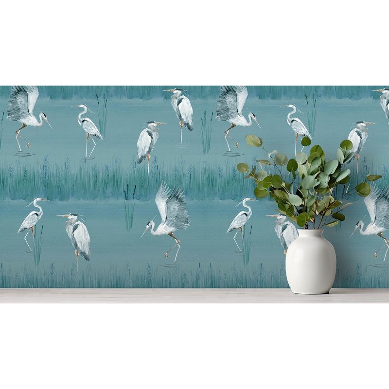 Gerald Blue Heron River Wallpaper