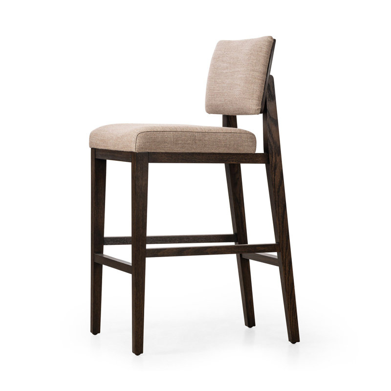 Carlo Stool-Somerton Ash-Counter & Bar, White, Bar Stool (31.25" Seat Height)
