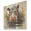 Hippopotame gris sur fond gris - Hippopotame sur bois-1326928454