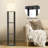 Emonnie 62.9" Column Floor Lamp with Shelves, Real Solid Wood and Bulb Included-2008062375