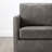 Benten Upholstered Swivel Armchair-256370357