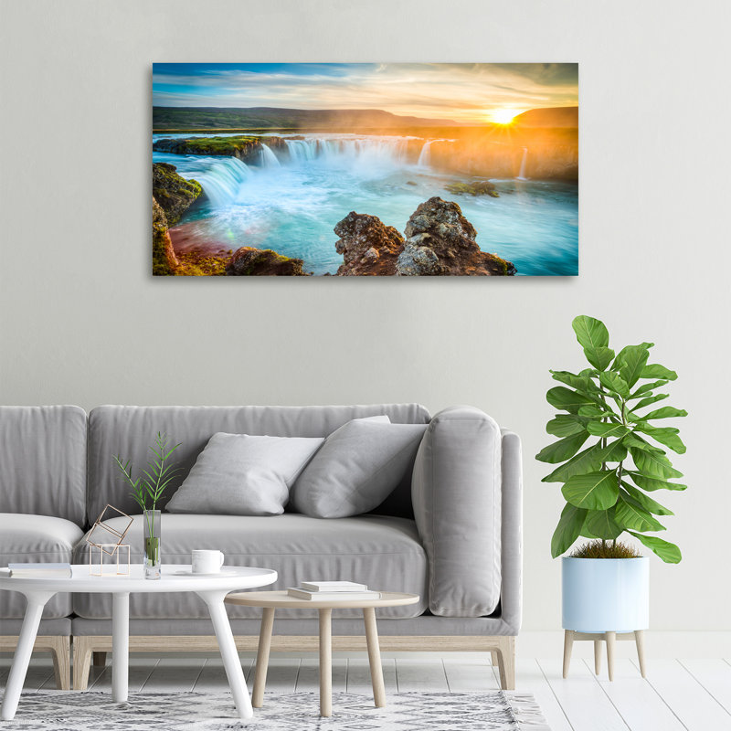 Waterfall - Wrapped Canvas Print