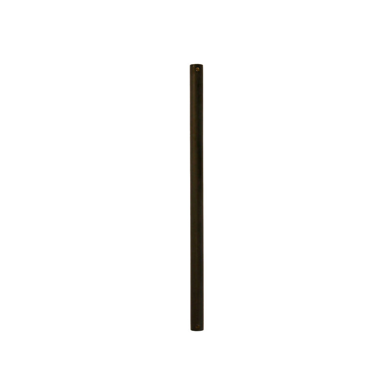 Hadassah 1/2" Inner Diameter Non-Threaded Ceiling Fan Downrod, Oil Rubbed Bronze, 21" H x 0.87" W x 0.88" D
