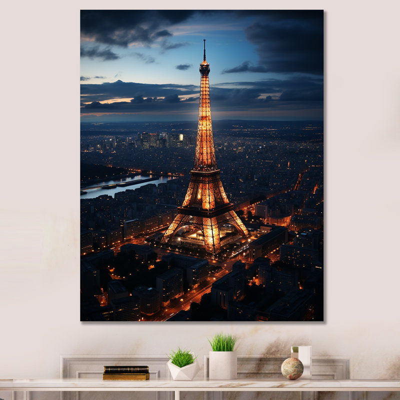 " Paris Montparnasse Views ", 30" W x 40" H, Wrapped Canvas