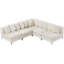 Canapé modulaire en velours 99 po-82749484