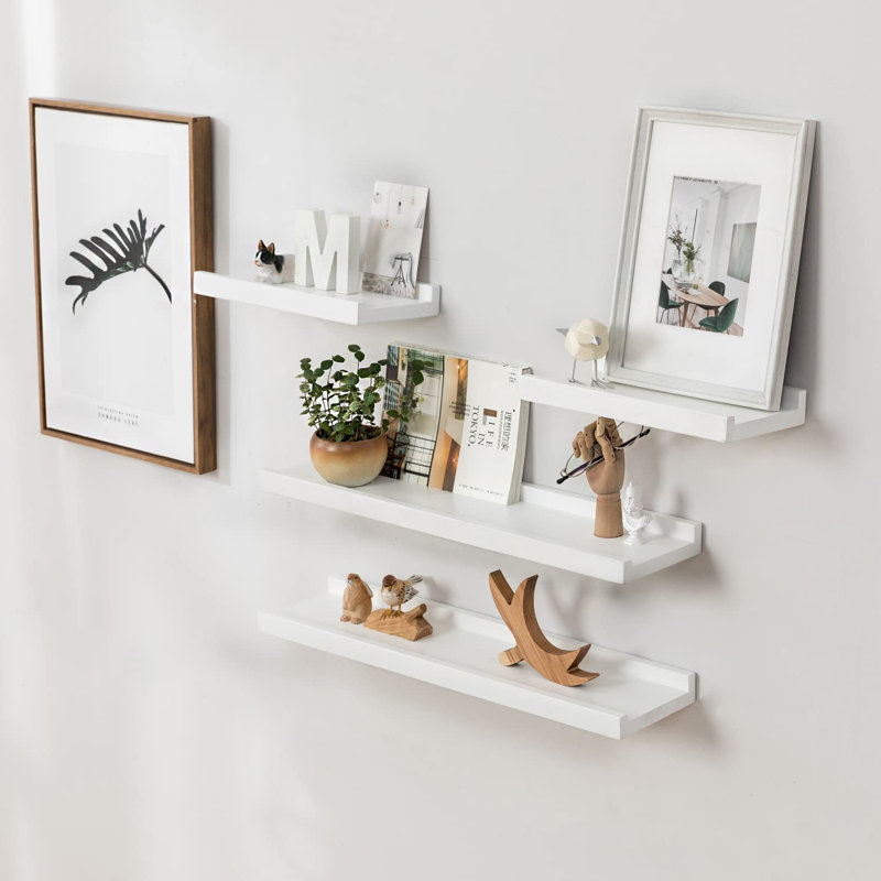 Sahana Floating Shelf, White Oak