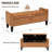 Jeani 45" Wide Velvet Tufted Rectangle Storage Ottoman-933444441