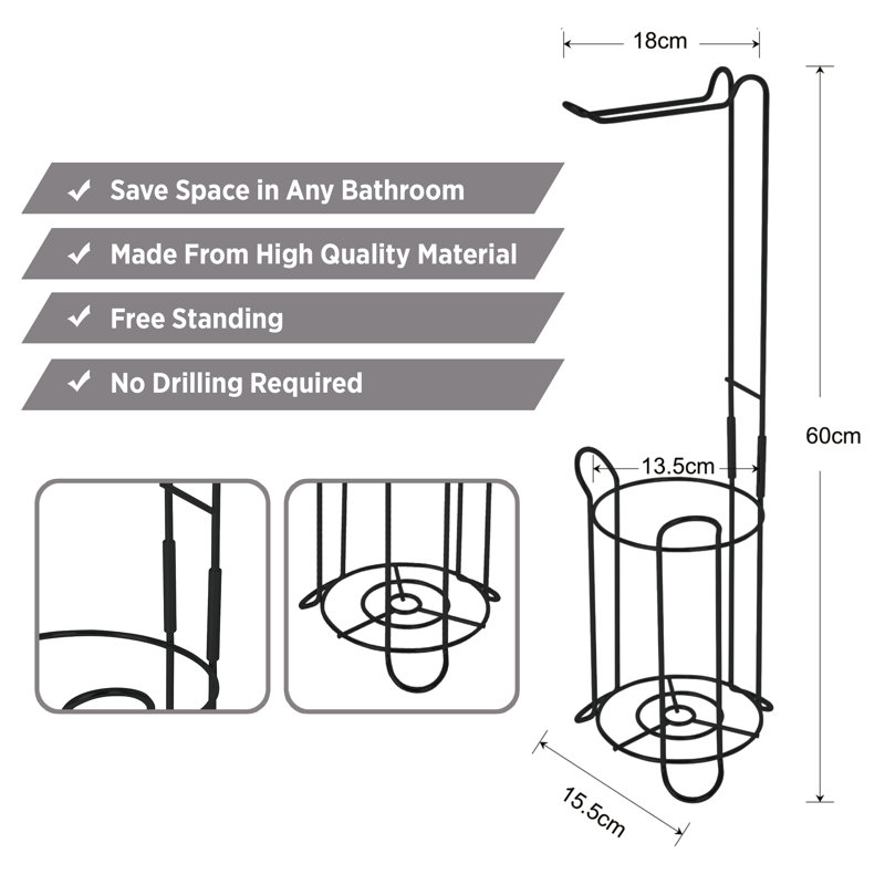 Free Standing Toilet Paper Holder