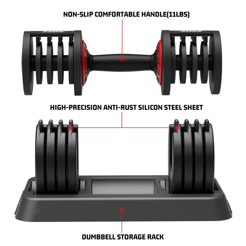 SKOK 1 55 Black Adjustable Dumbbell