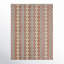 Deva Geometric Machine Woven Polypropylene Area Rug in Brown/Blue/Red-202005037