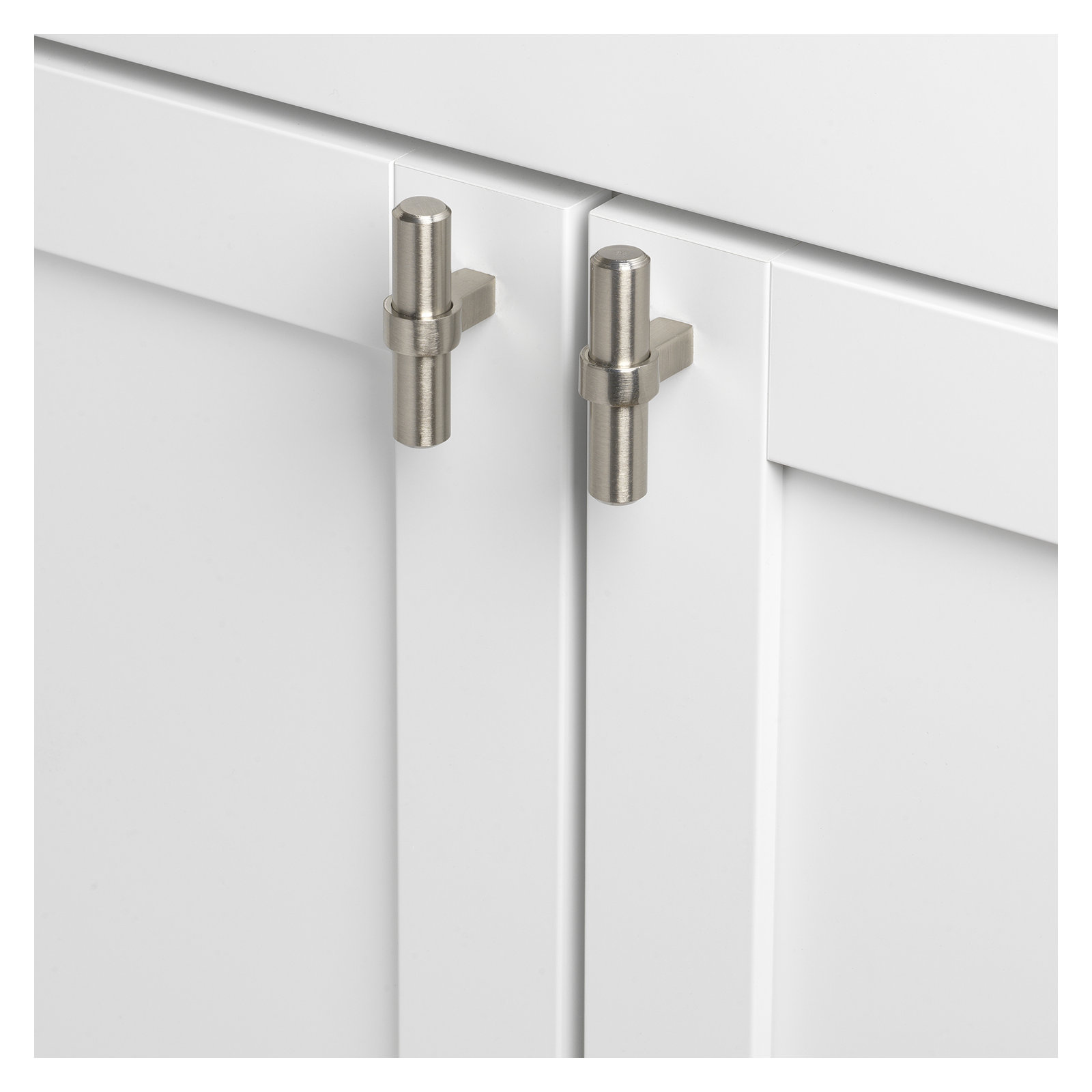 2 1/4" Length Bar Knob, Stainless Steel
