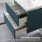  24” Bathroom Floating Vanity Cabinet With Sink And Double Drawers-636775070