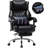 Heavy Duty Massage Leather Office chair with Adjustable Back Vibration