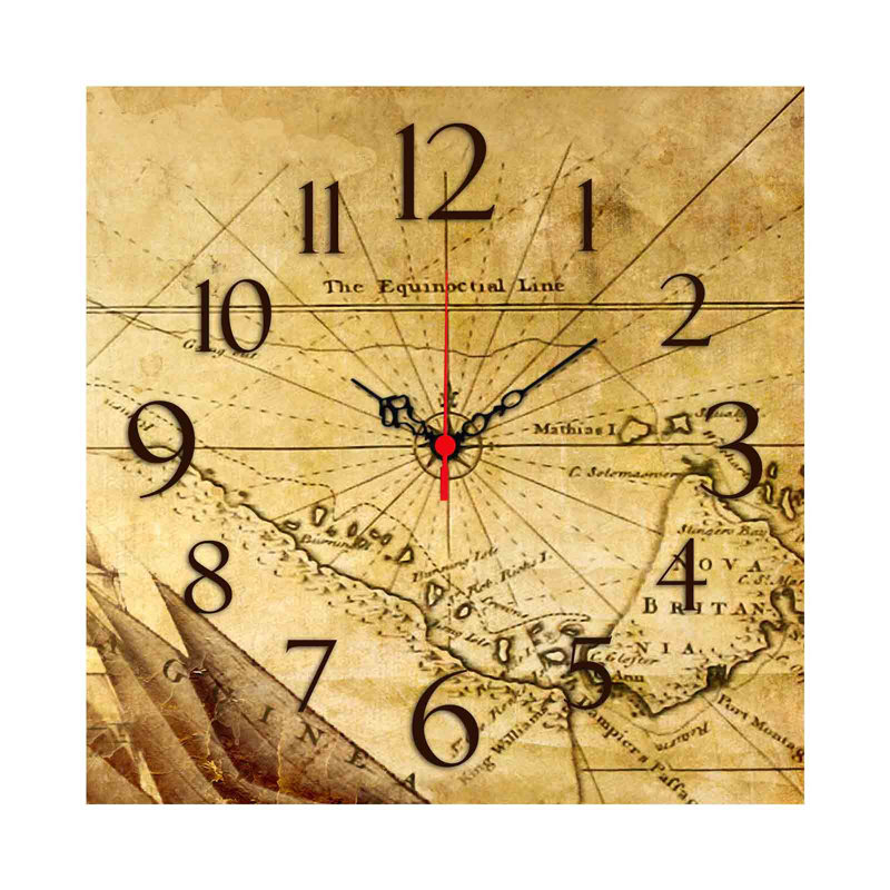 Horloge murale élégante 15,7 po x 15,7 po | 100% panneau de fibres à densité moyenne, épaisseur: 0,2 pouce | Décoration élégante pour le salon, la chambre à coucher et le bureau | Design moderne avec une esthétique minimaliste