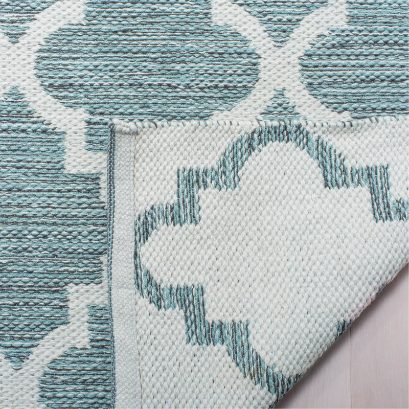 Tapis géométrique tissé à la main Eliana, Rectangulaire 3 pi x 5 pi