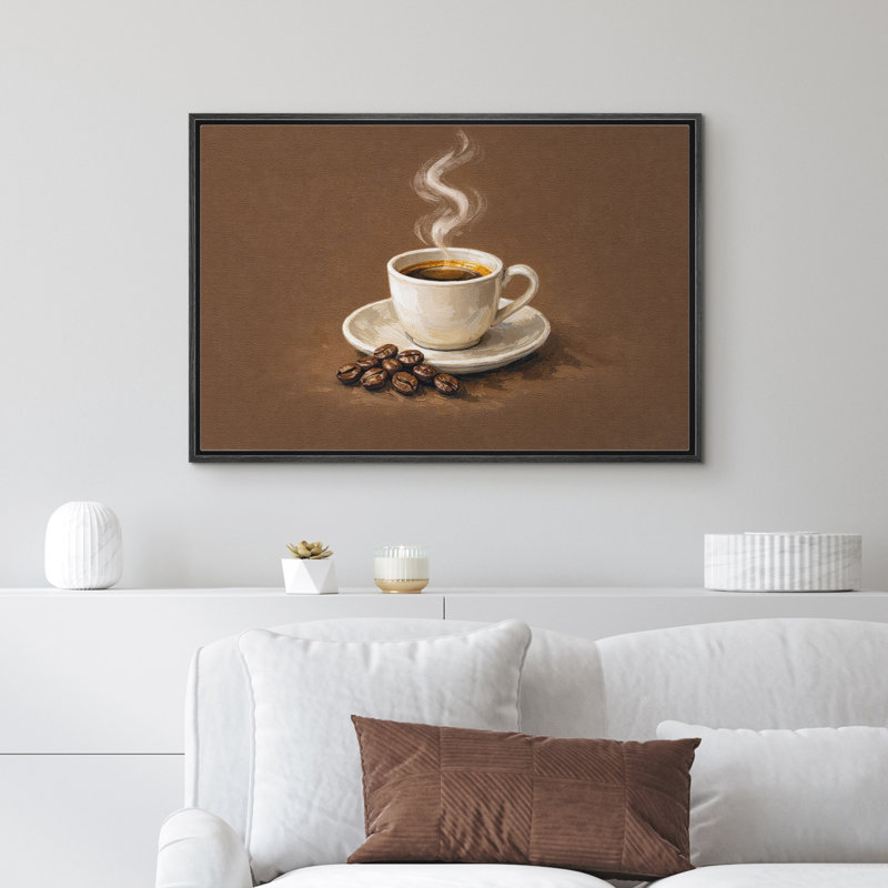 Impression sur toile de la chambre des maîtres, H 16 po x l 24 po x P 1,5 po, Noir