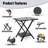 Feasto  30" L x 24" W Outdoor Folding Table for Pizza Oven or Grill- Portable Camping & RV Prep Table with Foldable Design, Space-Saving Storage-94427858
