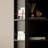Black Modern Solid wood rotating bookshelf