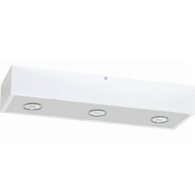 Janine Flush Mount, White