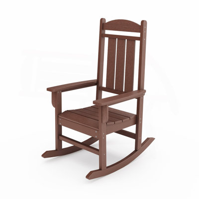 Chaise berçante traditionnelle Pecan