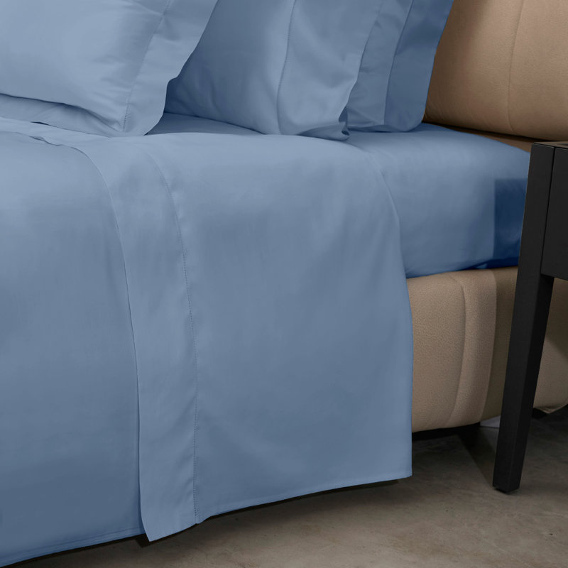 Raffaello Sheet Set, King Sheet Set with 2 Pillowcases, Air Force Blue