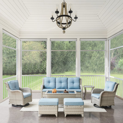 Tonry 5 - Person Outdoor Seating Group with Cushions by Winston Porter