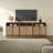 Boho - Rattan Sideboard With Open Storage and Adjustable Shelf