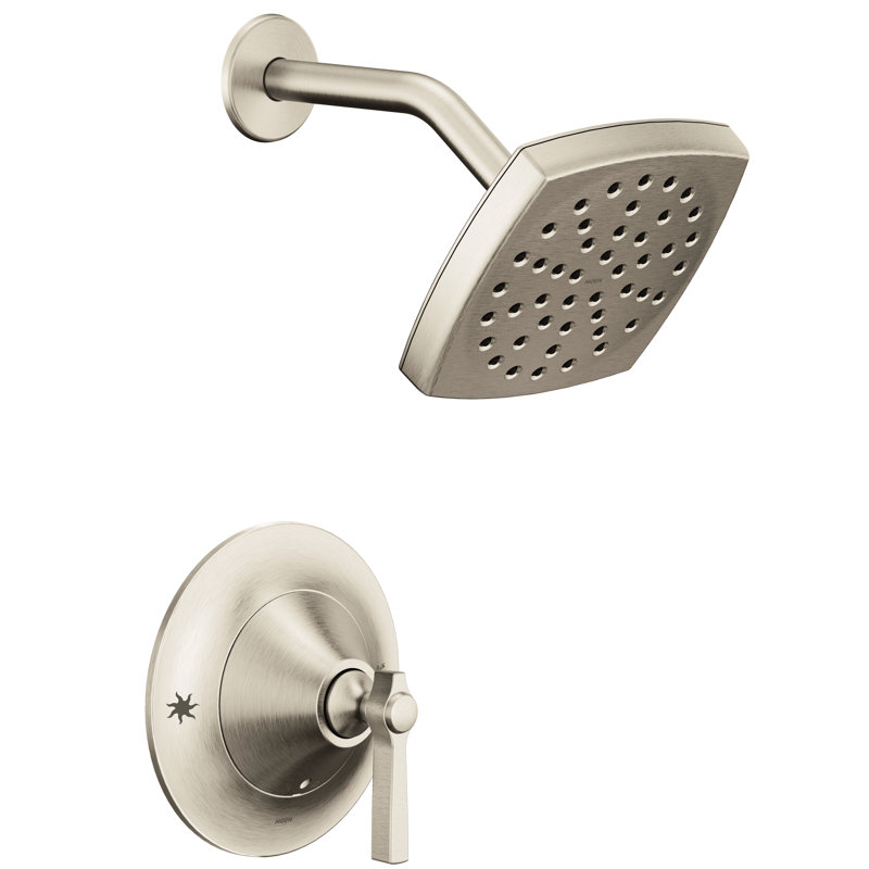 Flara Eco Shower Pressure-Balanced Shower Faucet with Posi-Temp, Brushed Nickel