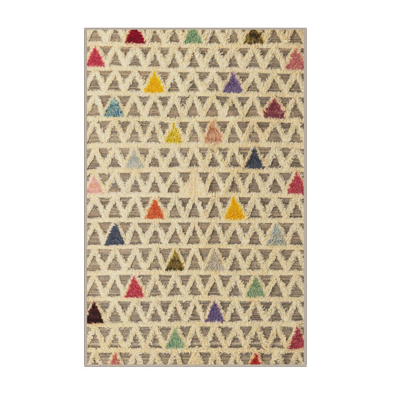 Tapis abstrait moderne 4460, Rectangle 2 pi x 4 pi