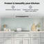 Dosseret de cuisine blanc 2 pièces 39,37 x 23,62 po Vidaxl-120798547