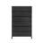 Metal Privacy Screen With Block Pattern