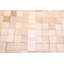 Tapis beige en peau de vache patchwork 4 pi 0 po x 6 pi 0 po