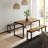 Ezzah Rectangular Dining Set with Benches-883681614-815841248-815841251