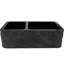 Évier de cuisine à double cuve en granite L 33 po x l 18 po