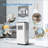 Portable Air Conditioner With Cooling, Dehumidifier and Fan, 3-In-1 Portable Air Conditioner With Remote Control, Cools Up to 350 Sq. Ft. 24-Hour Timer/Sleep Mode, Bedroom/Office