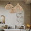 Luminaire suspendu en rotin Huka Wabi-Sabi