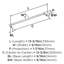 Poignée d'armoire Balon 12-5 / 8 pouces (320mm) Balon-111952187-111952198