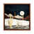 Cadre flottant brun est en rupture de stock