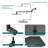 10 Inch Square Shower Head Combo And High Pressure Handheld Shower  With 16'' Adjustable Shower Extension Arm-107292559