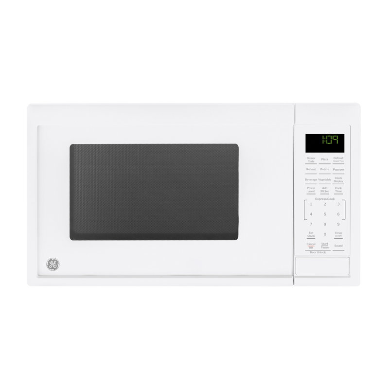 GE 0.9 Cu. Ft. Capacity Countertop Microwave Oven, White