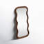 Miroir de plancher en bois massif Axinia