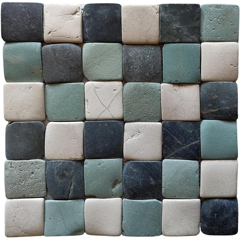 Carrelage mosaïque carré CNK Tile Bali Turtle